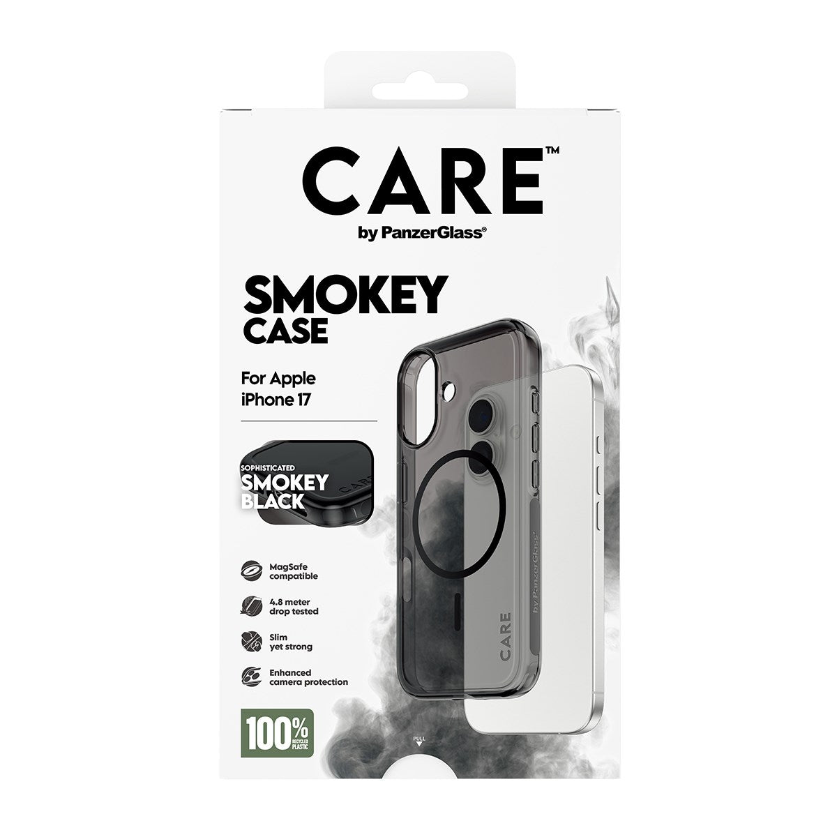 CARE™ by PanzerGlass® Urban Explorer Case Smokey w. Black MagSafe iPhone 17